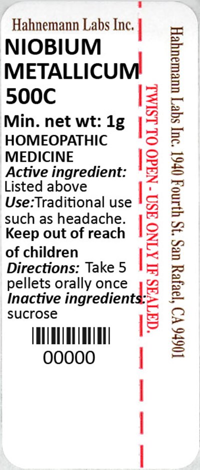 Niobium Metallicum 500C 1g - Niobium Metallicum 500C 1g